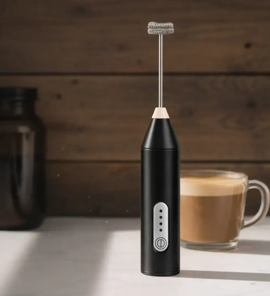 Fewshion Rechargeable Coffee Beater | 3 Speed Electric Coffee Frother | USB Type-C Charging |