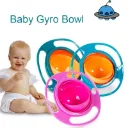 360° Rotating Spill-Proof Toddler Feeding Bowl – BPA-Free Snack Bowl for Babies