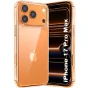 Ultra-Hybrid Crystal Clear Shockproof Back Cover for iPhone 17 Pro Max with Camera Protection Bump (PC & TPU, Transparent)